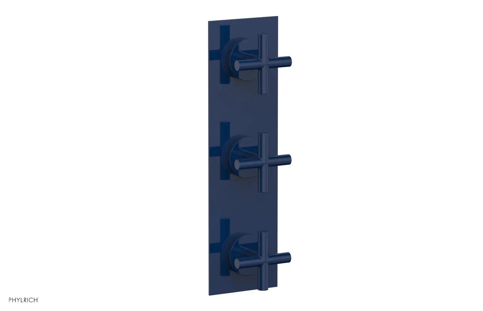 Phylrich TRANSITION 3/4" Thermostatic Valve with Two Volume Control, Cross Handles by Phylrich