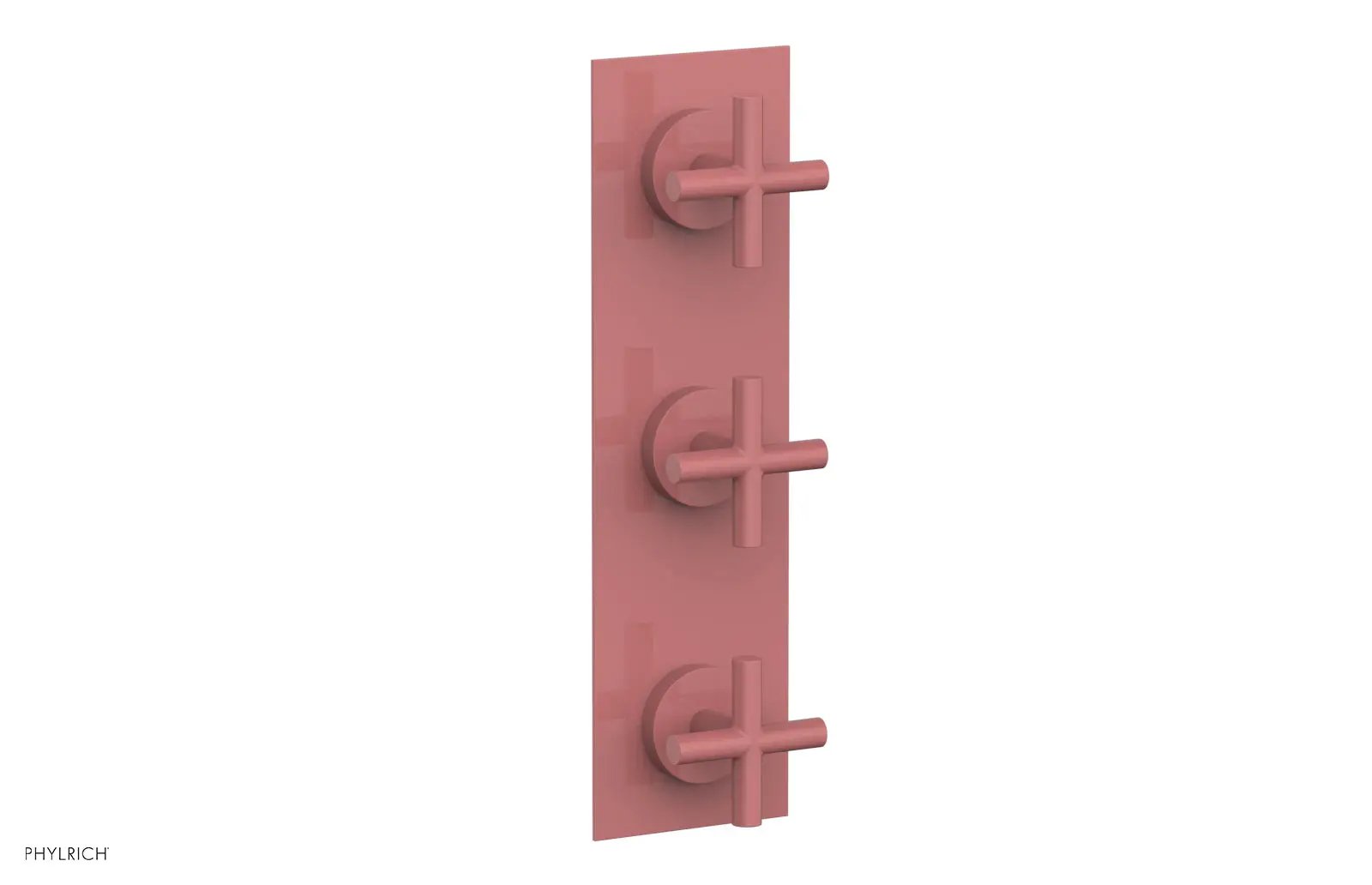 Phylrich TRANSITION 3/4" Thermostatic Valve with Two Volume Control, Cross Handles by Phylrich