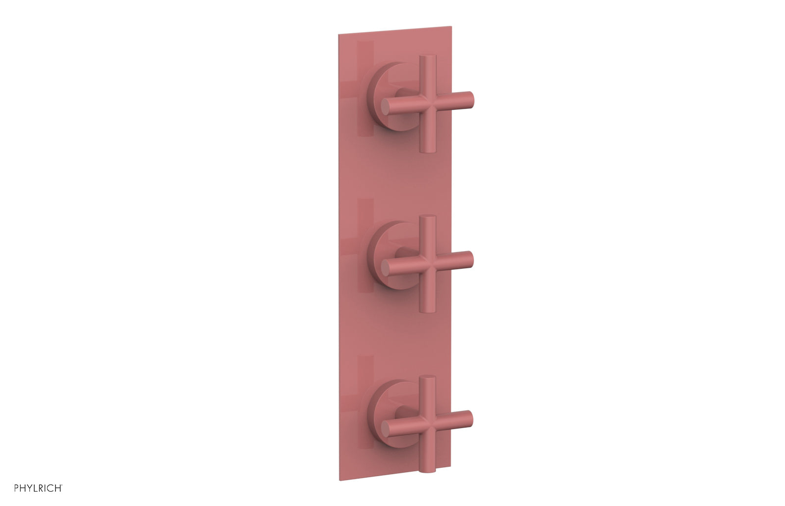 Phylrich TRANSITION 1/2" Thermostatic Valve with Two Volume Control, Cross Handles by Phylrich