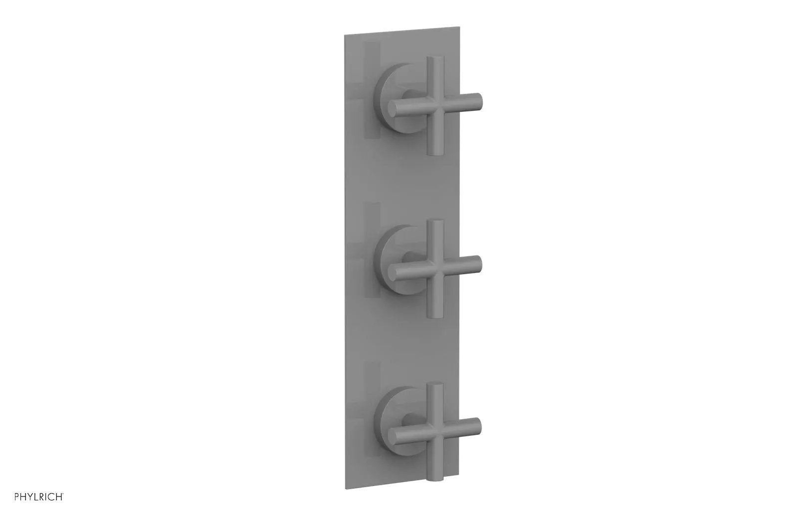 Phylrich TRANSITION 3/4" Thermostatic Valve with Two Volume Control, Cross Handles by Phylrich