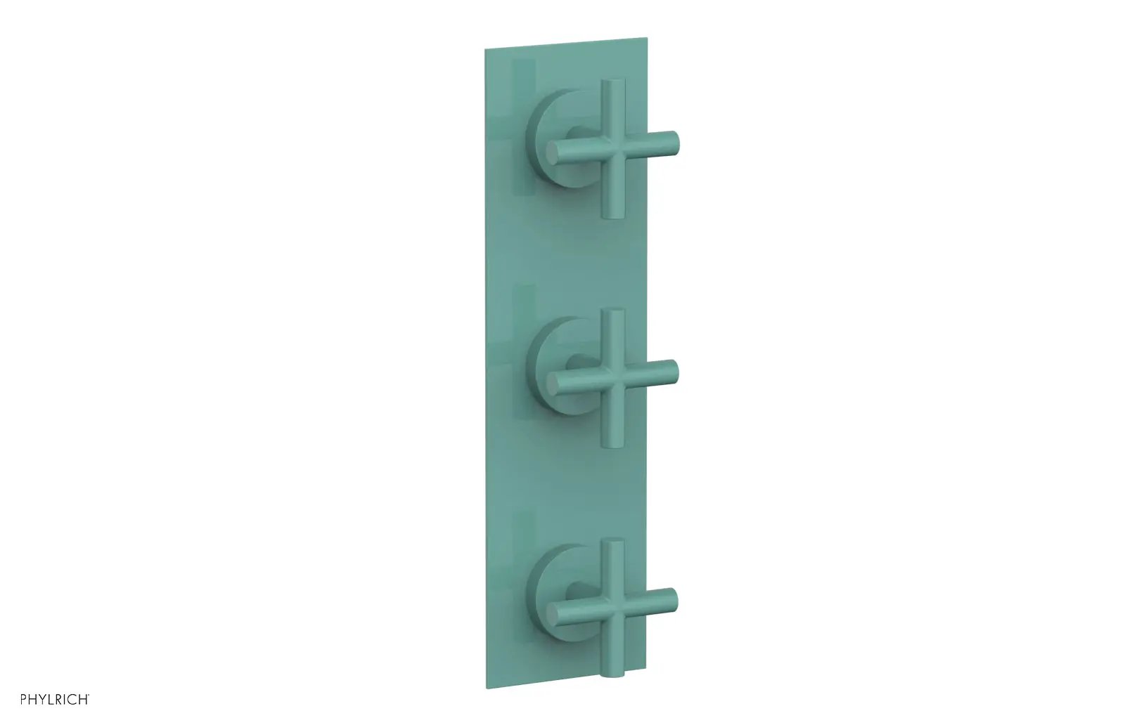 Phylrich TRANSITION 3/4" Thermostatic Valve with Two Volume Control, Cross Handles by Phylrich