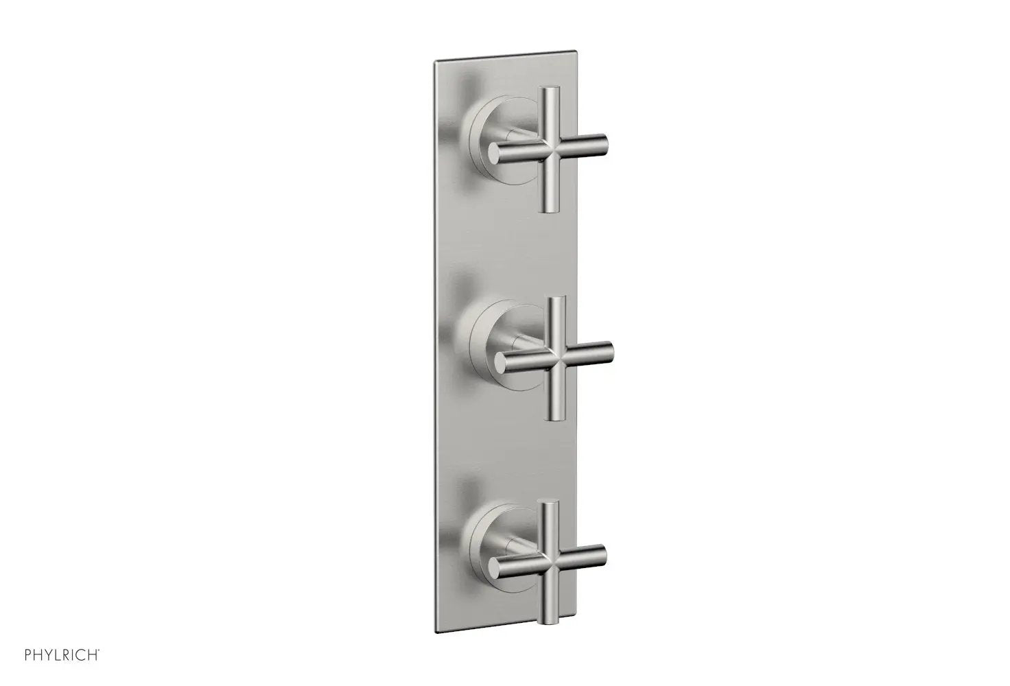 Phylrich TRANSITION 1/2" Thermostatic Valve with Two Volume Control, Cross Handles by Phylrich