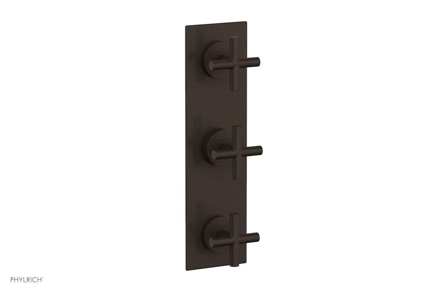 Phylrich TRANSITION 3/4" Thermostatic Valve with Two Volume Control, Cross Handles by Phylrich