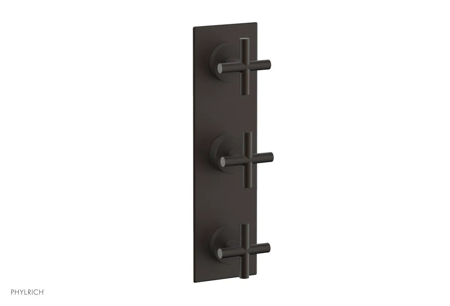 Phylrich TRANSITION 3/4" Thermostatic Valve with Two Volume Control, Cross Handles by Phylrich