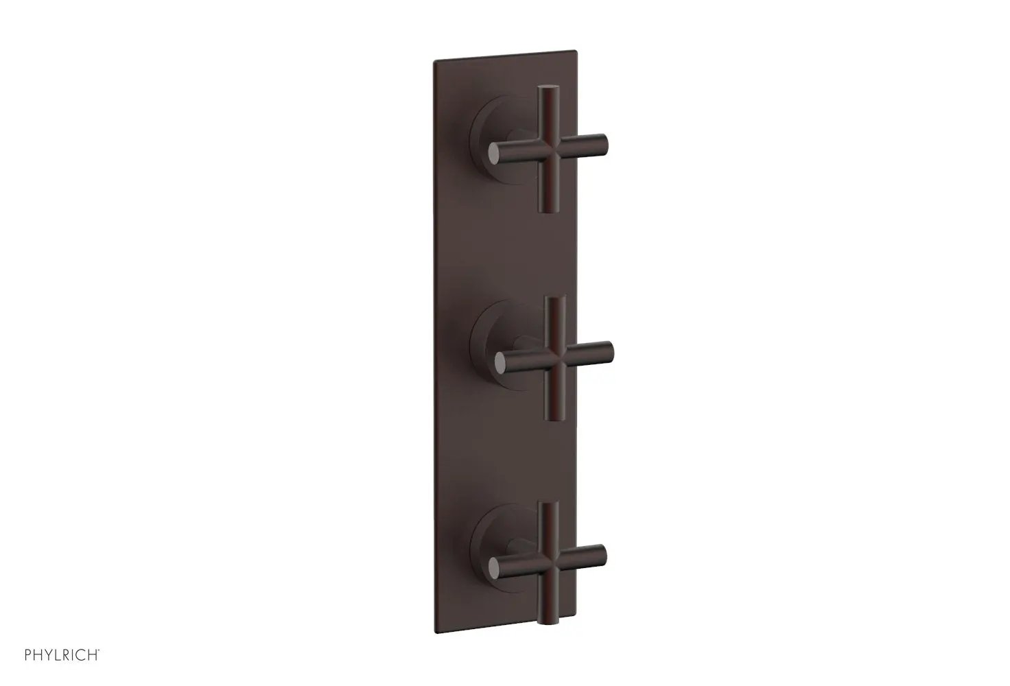 Phylrich TRANSITION 3/4" Thermostatic Valve with Two Volume Control, Cross Handles by Phylrich