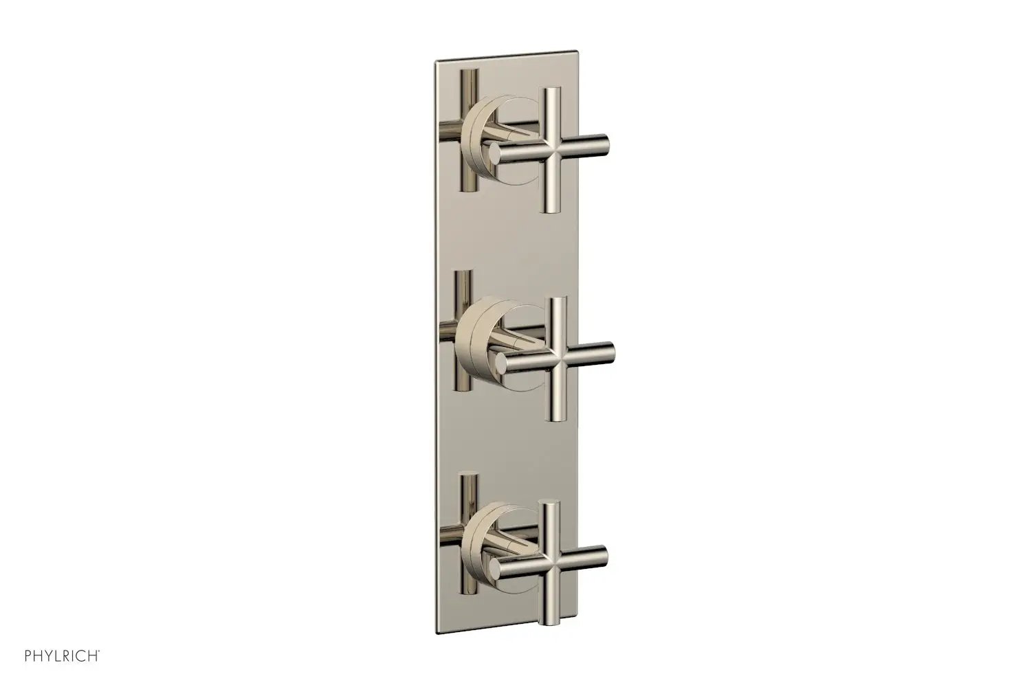 Phylrich TRANSITION 3/4" Thermostatic Valve with Two Volume Control, Cross Handles by Phylrich