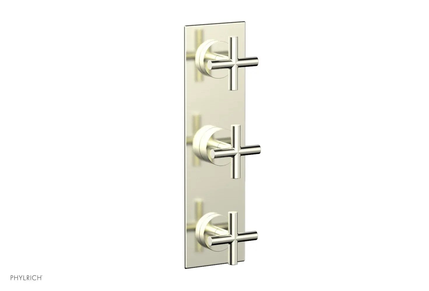 Phylrich TRANSITION 3/4" Thermostatic Valve with Two Volume Control, Cross Handles by Phylrich