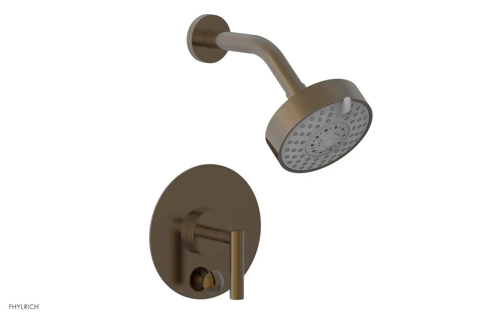Phylrich TRANSITION Pressure Balance Shower and Diverter Set (Less Spout), Lever Handle by Phylrich