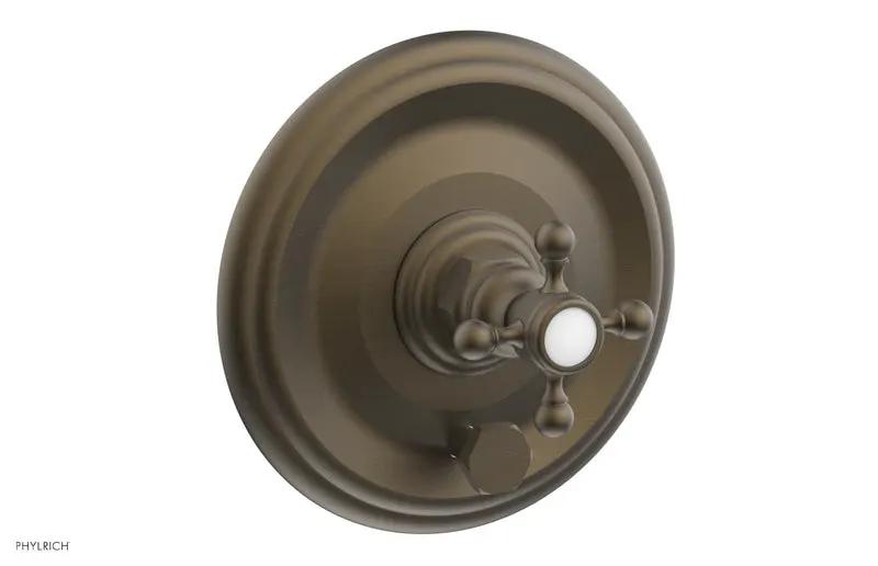Phylrich HEX TRADITIONAL Pressure Balance Shower Plate with Diverter and Handle Trim Set by Phylrich