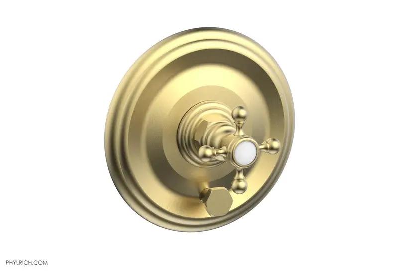 Phylrich HEX TRADITIONAL Pressure Balance Shower Plate with Diverter and Handle Trim Set by Phylrich