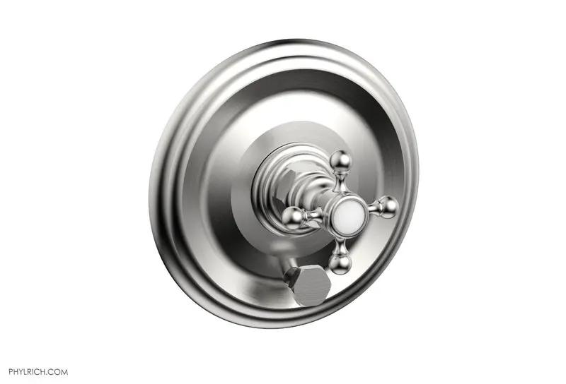 Phylrich HEX TRADITIONAL Pressure Balance Shower Plate with Diverter and Handle Trim Set by Phylrich