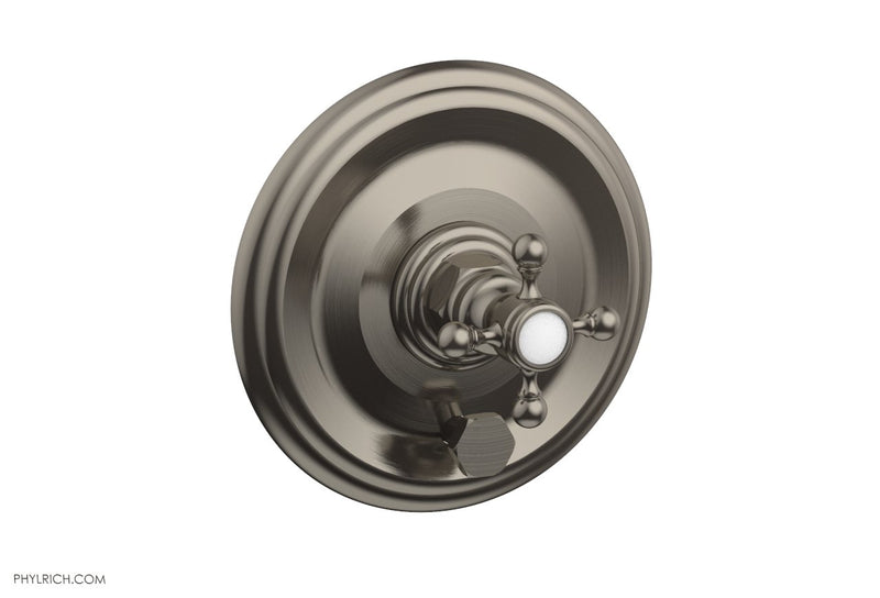 Phylrich HEX TRADITIONAL Pressure Balance Shower Plate with Diverter and Handle Trim Set