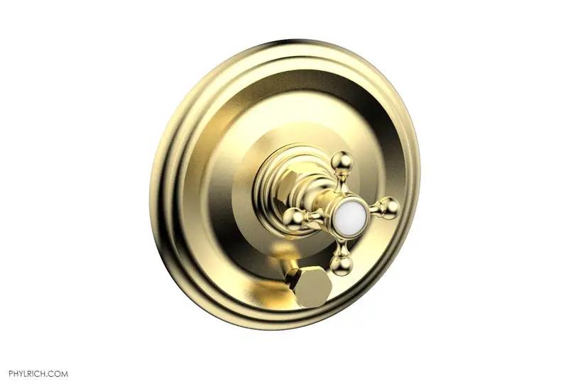 Phylrich HEX TRADITIONAL Pressure Balance Shower Plate with Diverter and Handle Trim Set by Phylrich