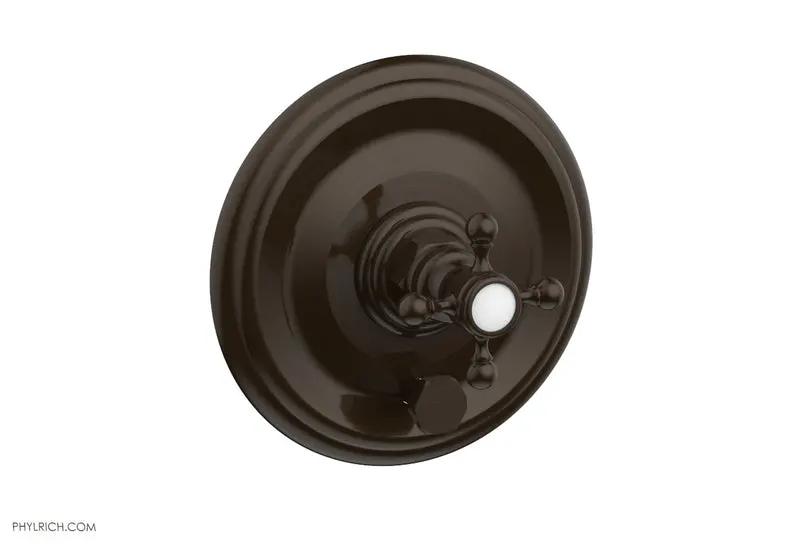 Phylrich HEX TRADITIONAL Pressure Balance Shower Plate with Diverter and Handle Trim Set by Phylrich