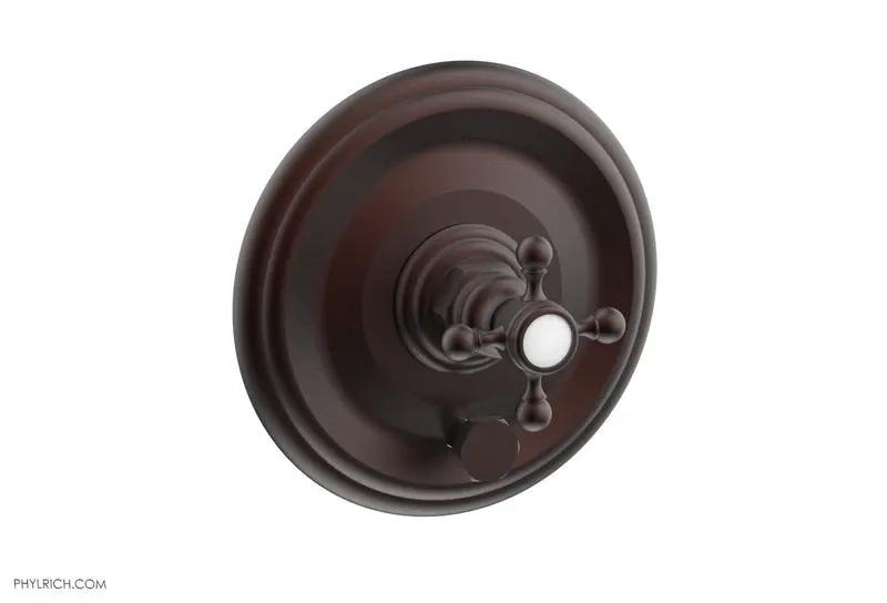 Phylrich HEX TRADITIONAL Pressure Balance Shower Plate with Diverter and Handle Trim Set by Phylrich