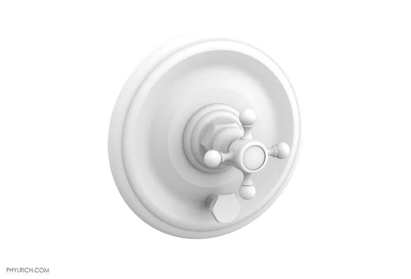 Phylrich HEX TRADITIONAL Pressure Balance Shower Plate with Diverter and Handle Trim Set by Phylrich
