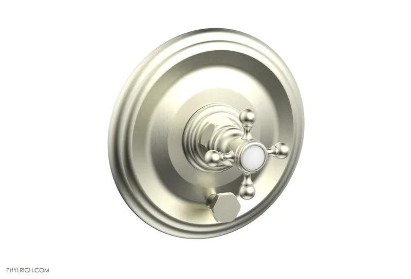 Phylrich HEX TRADITIONAL Pressure Balance Shower Plate with Diverter and Handle Trim Set by Phylrich