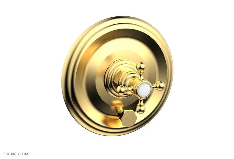 Phylrich HEX TRADITIONAL Pressure Balance Shower Plate with Diverter and Handle Trim Set by Phylrich