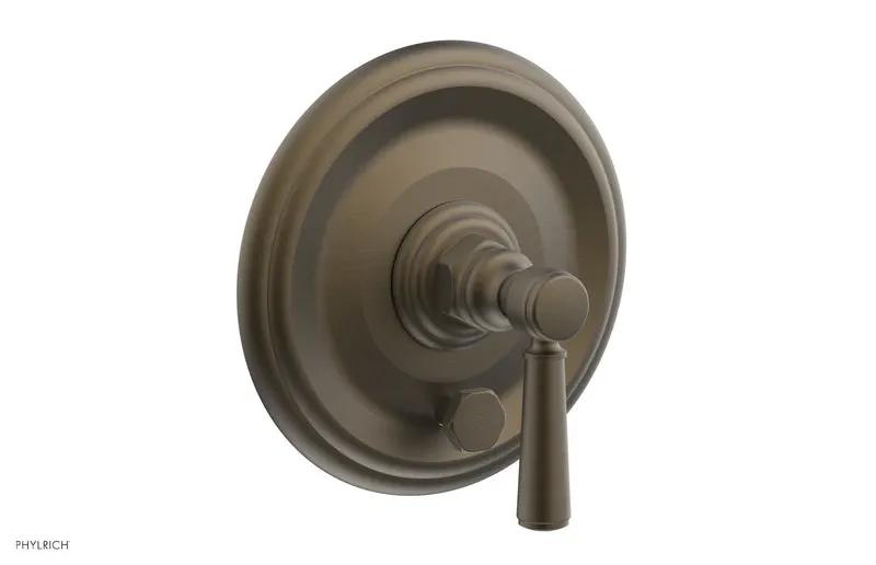 Phylrich HEX TRADITIONAL Pressure Balance Shower Plate with Diverter and Handle Trim Set by Phylrich