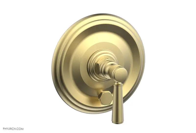 Phylrich HEX TRADITIONAL Pressure Balance Shower Plate with Diverter and Handle Trim Set by Phylrich