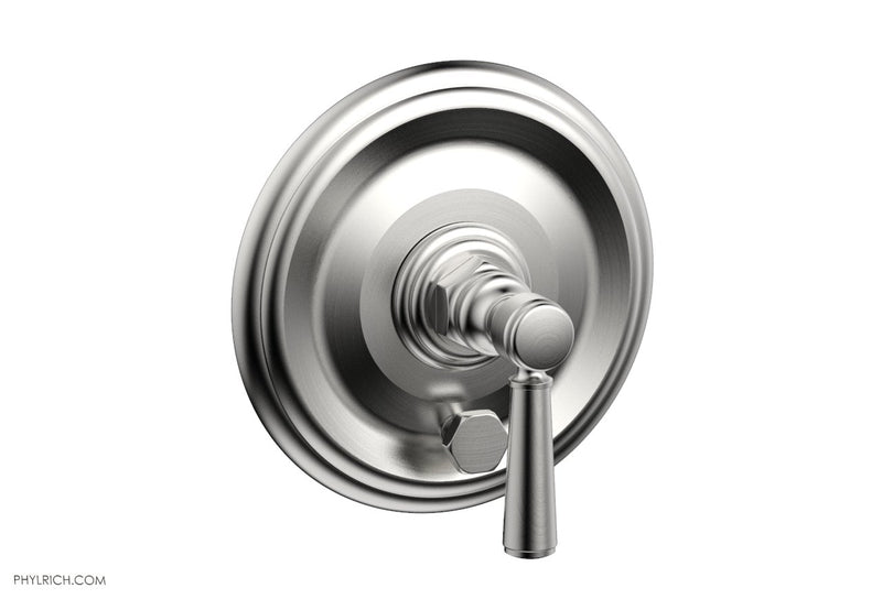 Phylrich HEX TRADITIONAL Pressure Balance Shower Plate with Diverter and Handle Trim Set