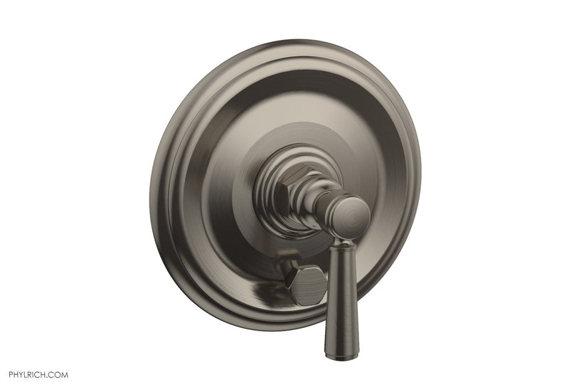 Phylrich HEX TRADITIONAL Pressure Balance Shower Plate with Diverter and Handle Trim Set