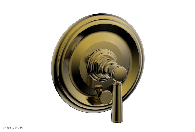 Phylrich HEX TRADITIONAL Pressure Balance Shower Plate with Diverter and Handle Trim Set