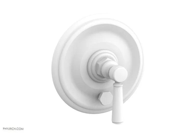 Phylrich HEX TRADITIONAL Pressure Balance Shower Plate with Diverter and Handle Trim Set by Phylrich
