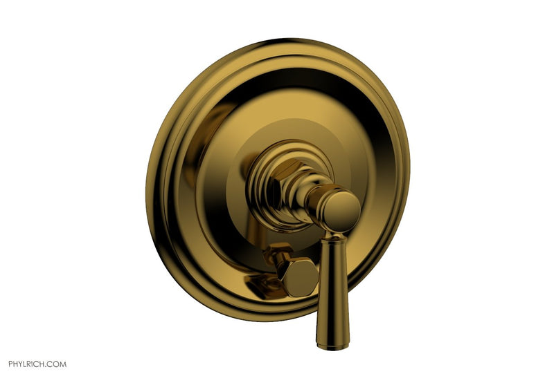 Phylrich HEX TRADITIONAL Pressure Balance Shower Plate with Diverter and Handle Trim Set