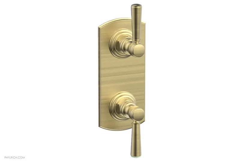 Phylrich HEX TRADITIONAL 1/2" Thermostatic Valve with Volume Control or Diverter Lever Handles by Phylrich