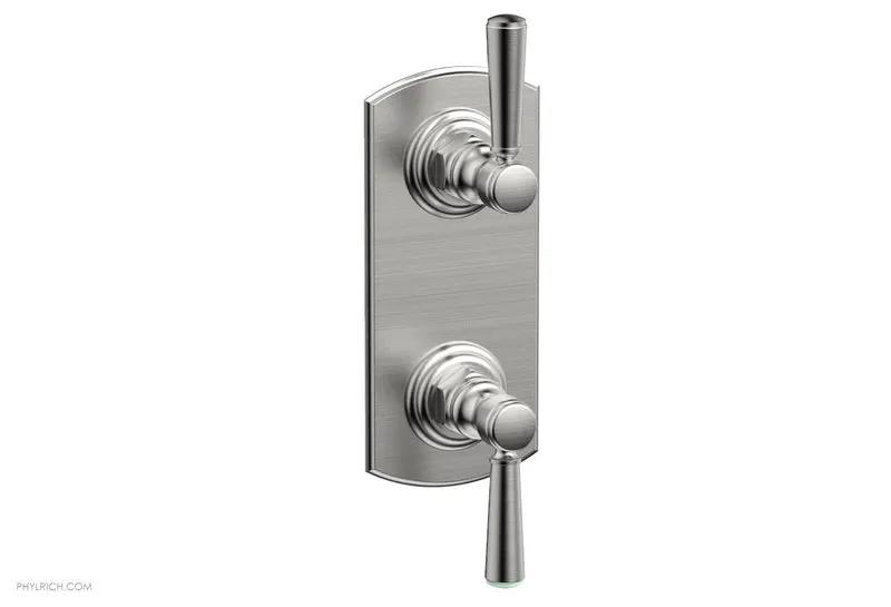 Phylrich HEX TRADITIONAL 1/2" Thermostatic Valve with Volume Control or Diverter Lever Handles by Phylrich