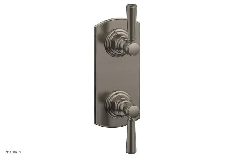 Phylrich HEX TRADITIONAL 1/2" Thermostatic Valve with Volume Control or Diverter Lever Handles by Phylrich