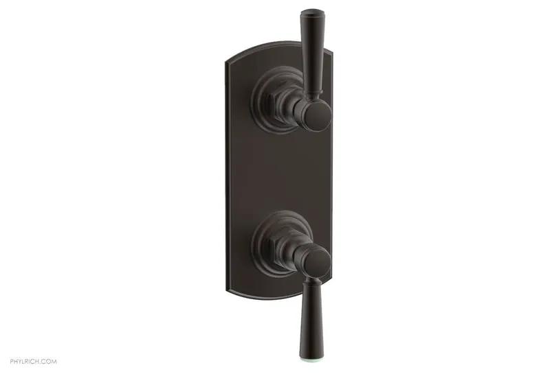 Phylrich HEX TRADITIONAL 1/2" Thermostatic Valve with Volume Control or Diverter Lever Handles by Phylrich