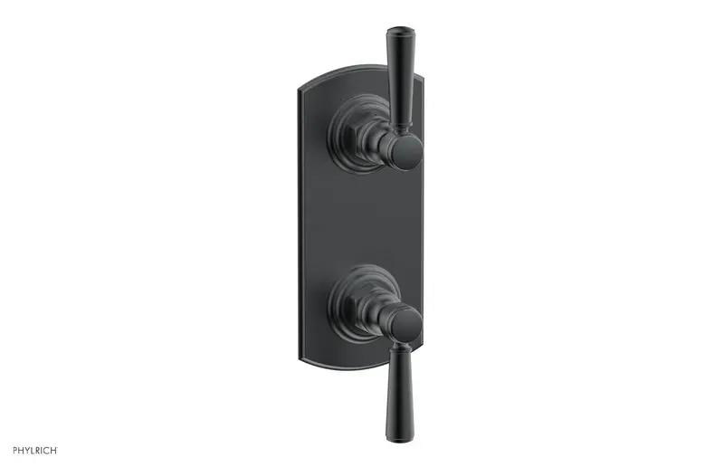 Phylrich HEX TRADITIONAL 1/2" Thermostatic Valve with Volume Control or Diverter Lever Handles by Phylrich
