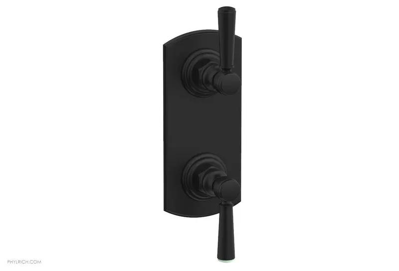Phylrich HEX TRADITIONAL 1/2" Thermostatic Valve with Volume Control or Diverter Lever Handles by Phylrich