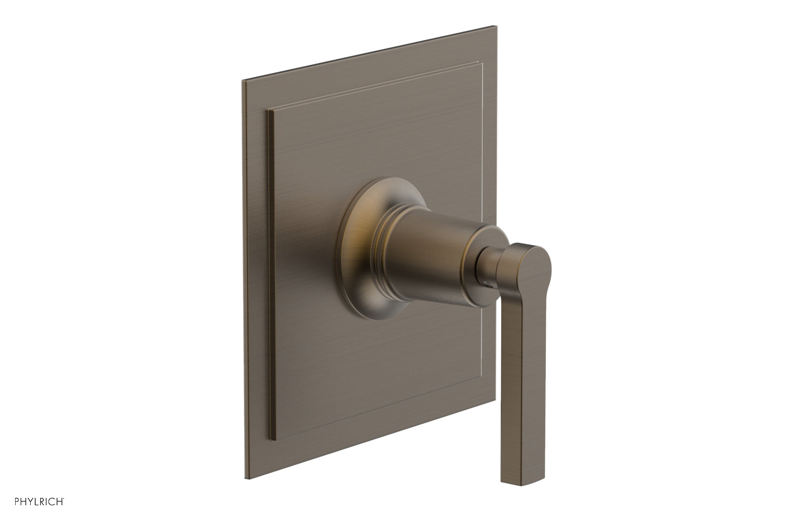 Phylrich HEX MODERN Lever Handle Trim (1/2" or 3/4")