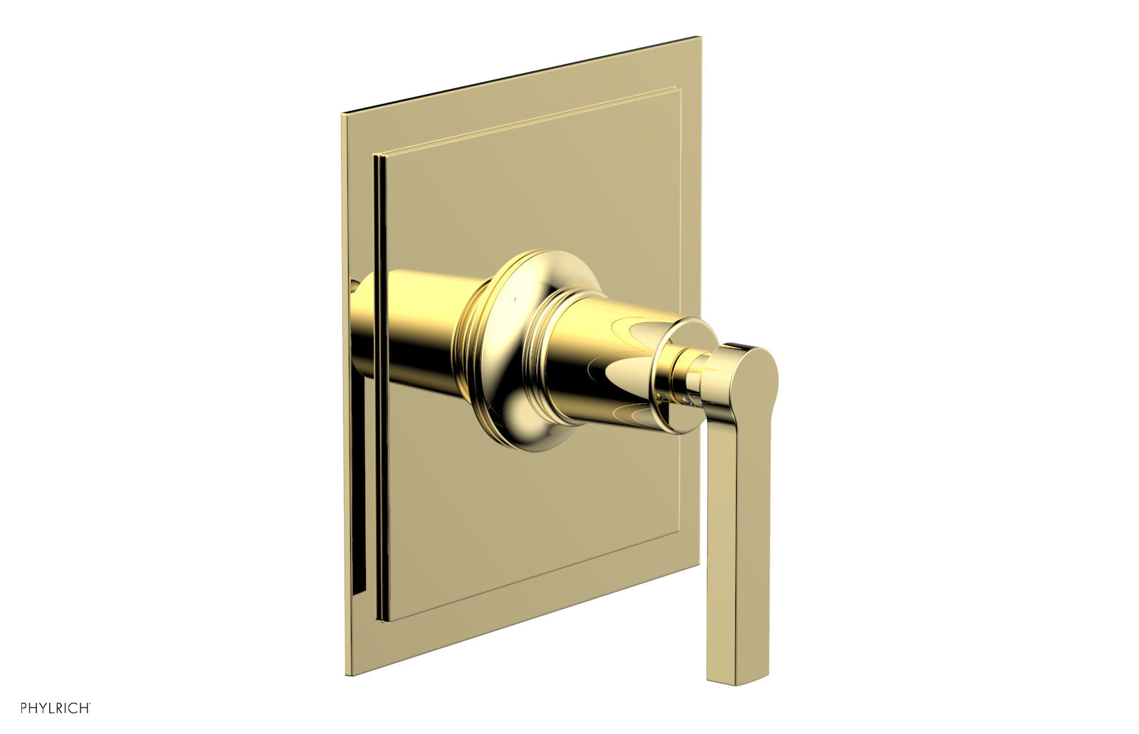 Phylrich HEX MODERN Lever Handle Trim (1/2" or 3/4")