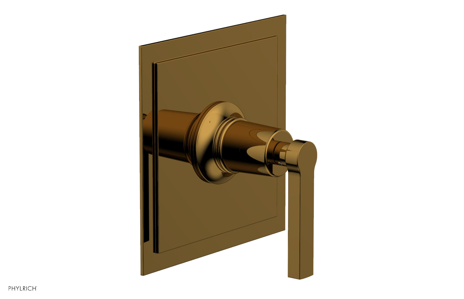 Phylrich HEX MODERN Lever Handle Trim (1/2" or 3/4")
