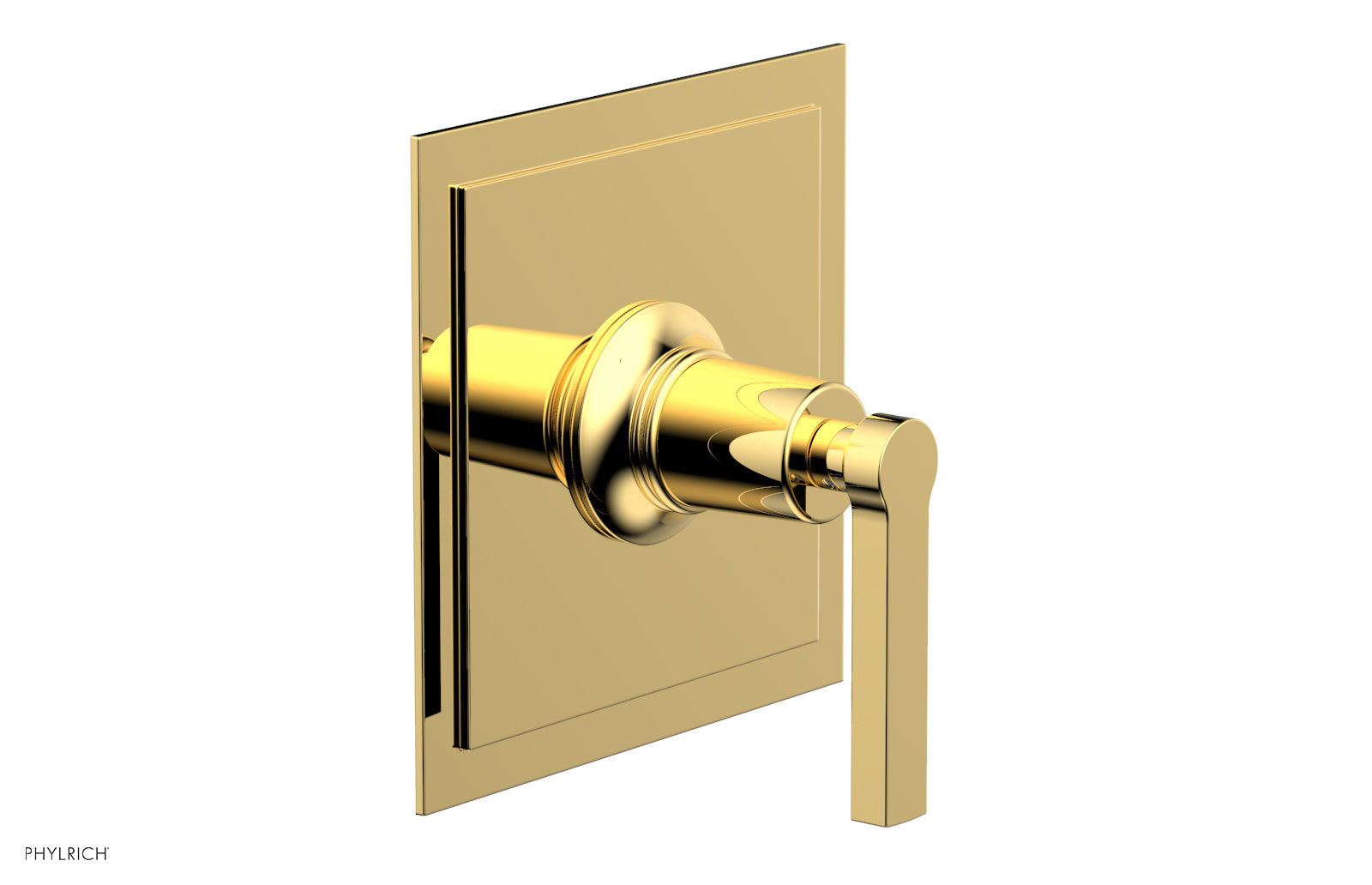 Phylrich HEX MODERN Lever Handle Trim (1/2" or 3/4")