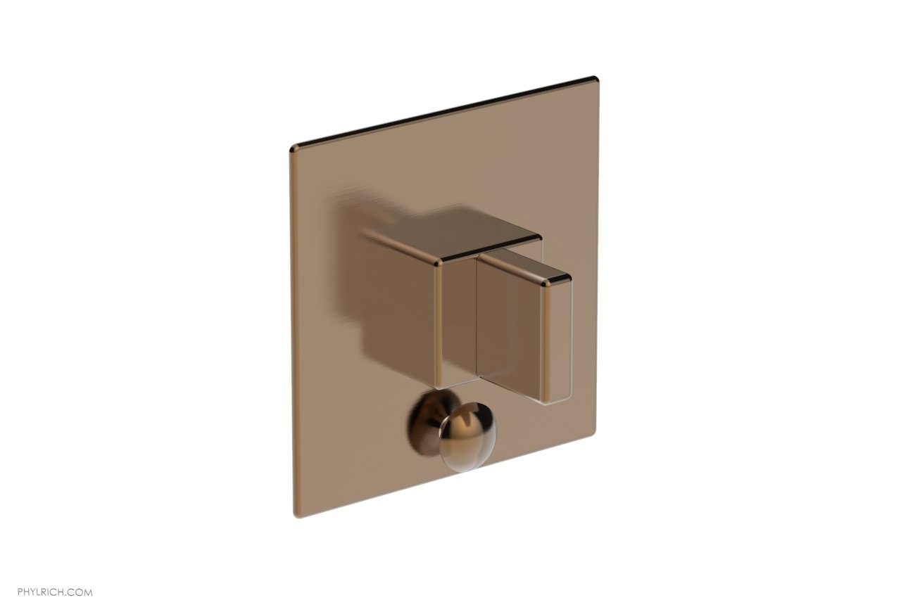 Phylrich MIX Pressure Balance Shower Plate with Diverter and Handle Trim Set - Blade Handle by Phylrich