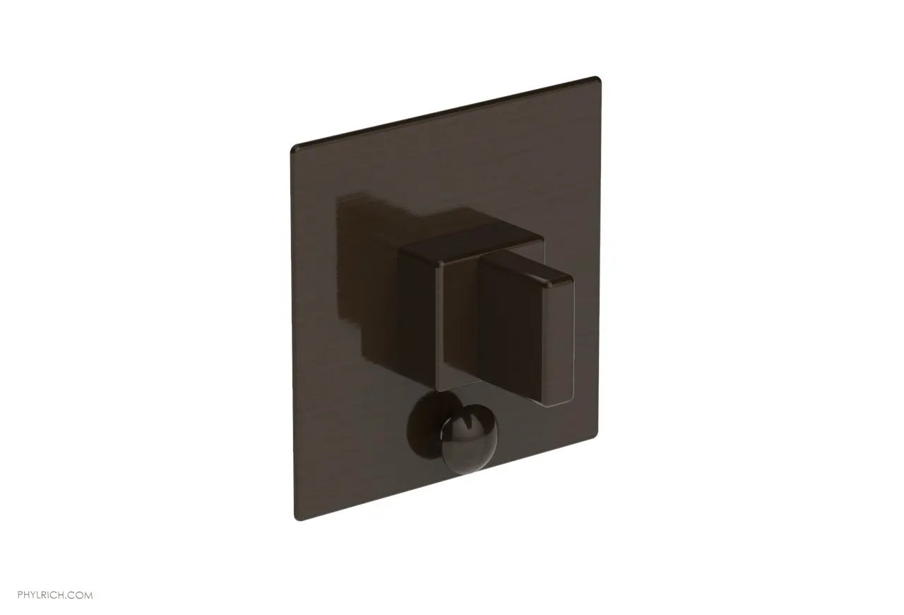 Phylrich MIX Pressure Balance Shower Plate with Diverter and Handle Trim Set - Blade Handle by Phylrich