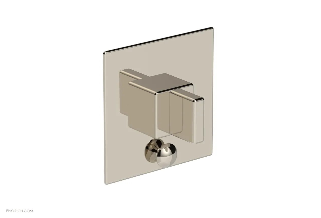 Phylrich MIX Pressure Balance Shower Plate with Diverter and Handle Trim Set - Blade Handle by Phylrich