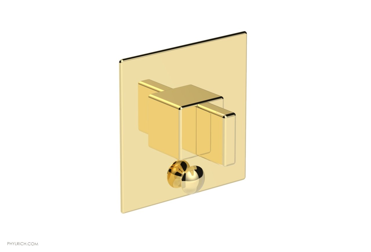 Phylrich MIX Pressure Balance Shower Plate with Diverter and Handle Trim Set - Blade Handle by Phylrich