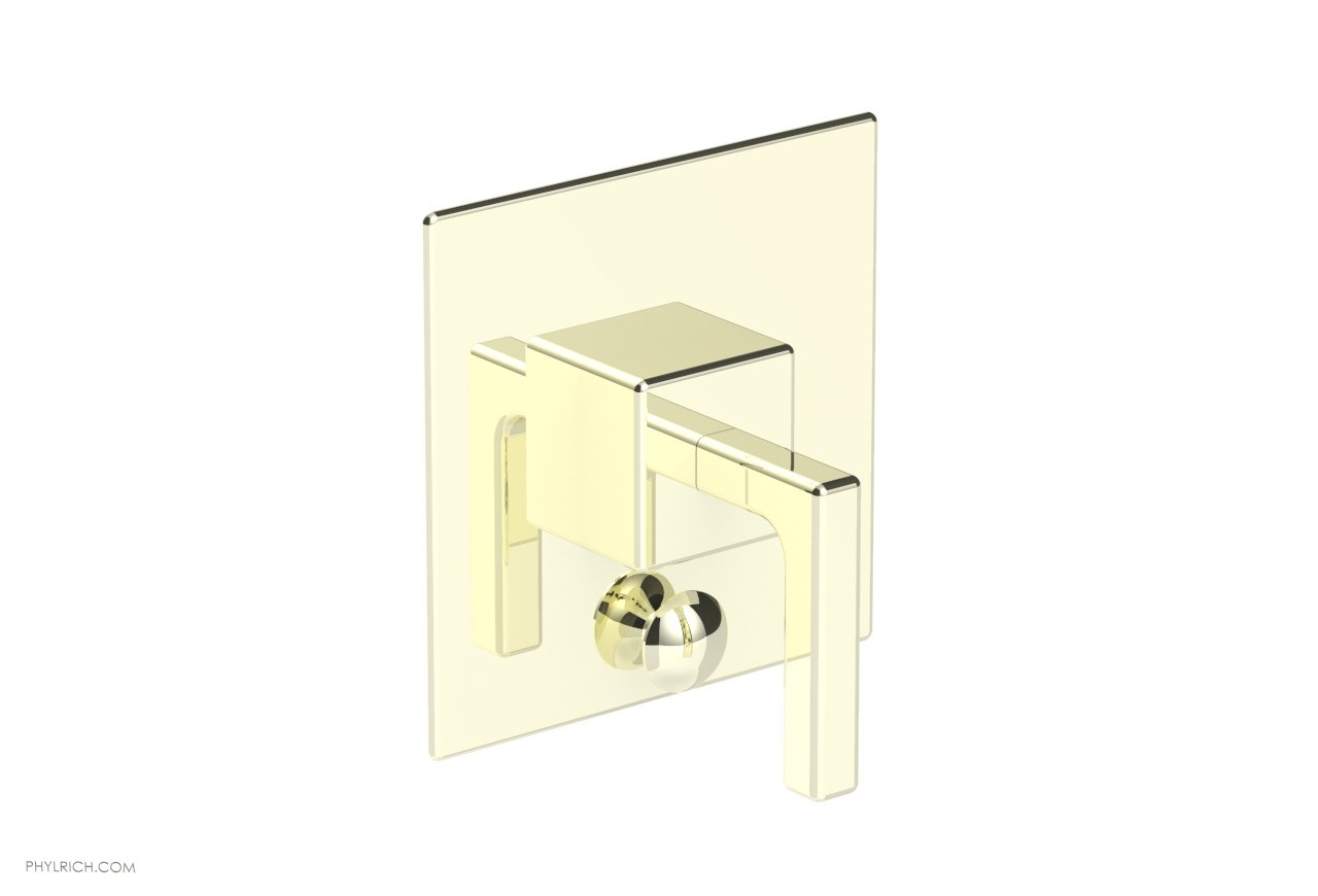 Phylrich MIX Pressure Balance Shower Plate with Diverter and Handle Trim Set - Lever Handle