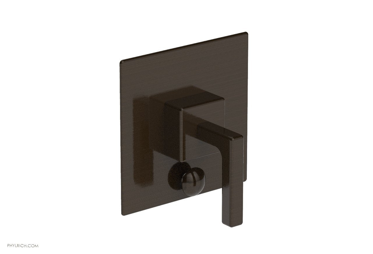 Phylrich MIX Pressure Balance Shower Plate with Diverter and Handle Trim Set - Lever Handle