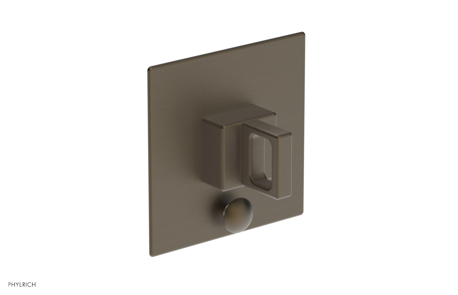 Phylrich MIX Pressure Balance Shower Plate with Diverter and Handle Trim Set - Ring Handle