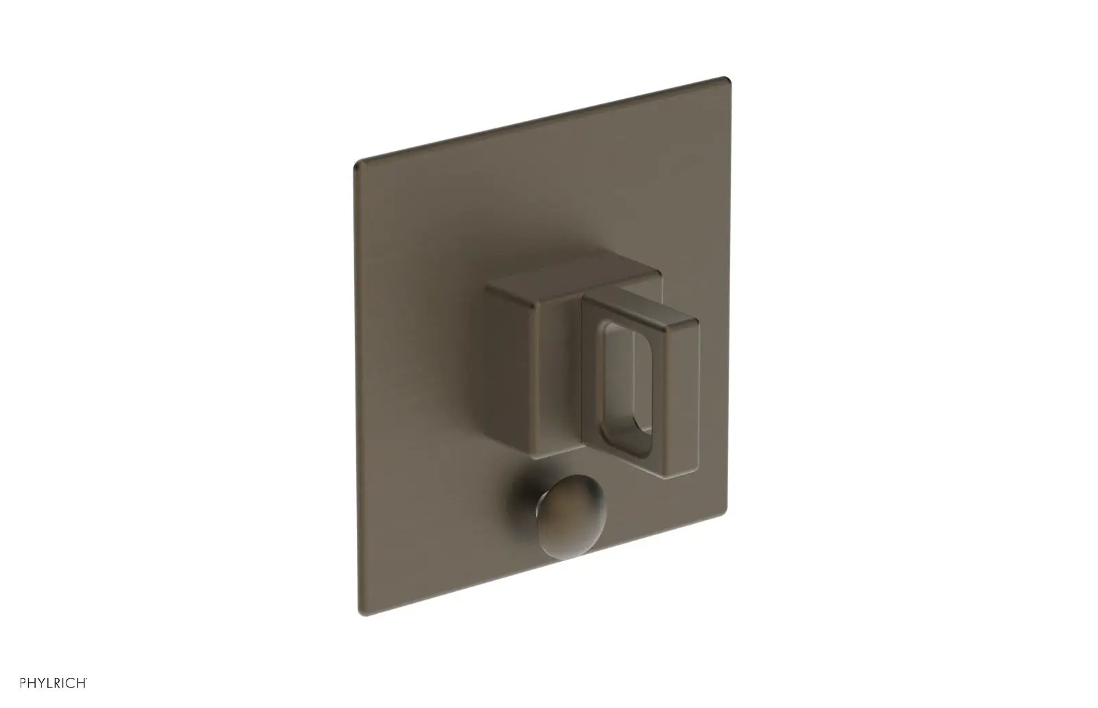 Phylrich MIX Pressure Balance Shower Plate with Diverter and Handle Trim Set - Ring Handle by Phylrich