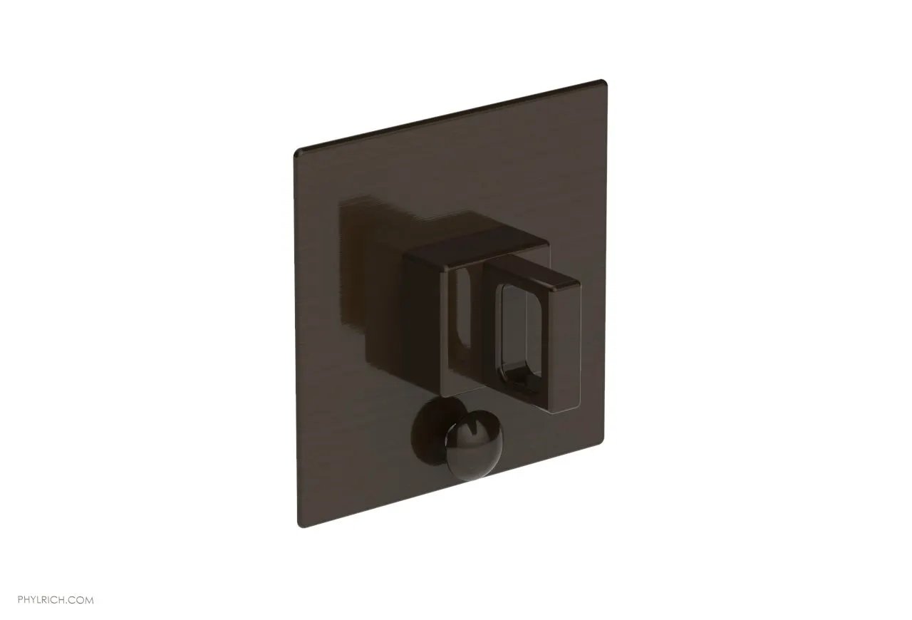 Phylrich MIX Pressure Balance Shower Plate with Diverter and Handle Trim Set - Ring Handle by Phylrich