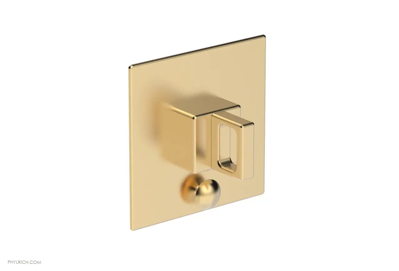 Phylrich MIX Pressure Balance Shower Plate with Diverter and Handle Trim Set - Ring Handle by Phylrich