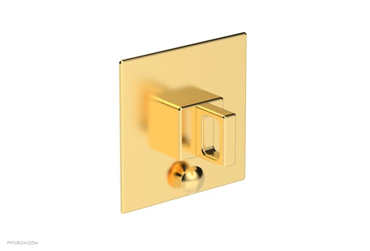 Phylrich MIX Pressure Balance Shower Plate with Diverter and Handle Trim Set - Ring Handle by Phylrich